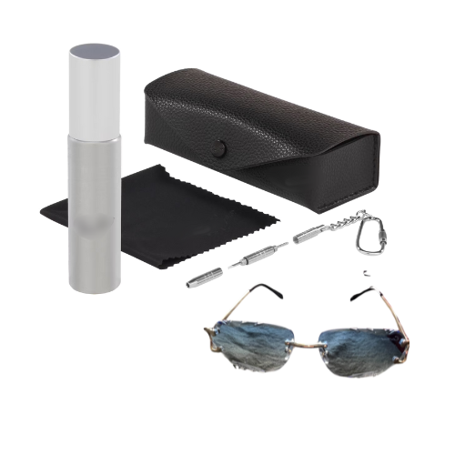 Sunglass Cleaning Kit + Tool